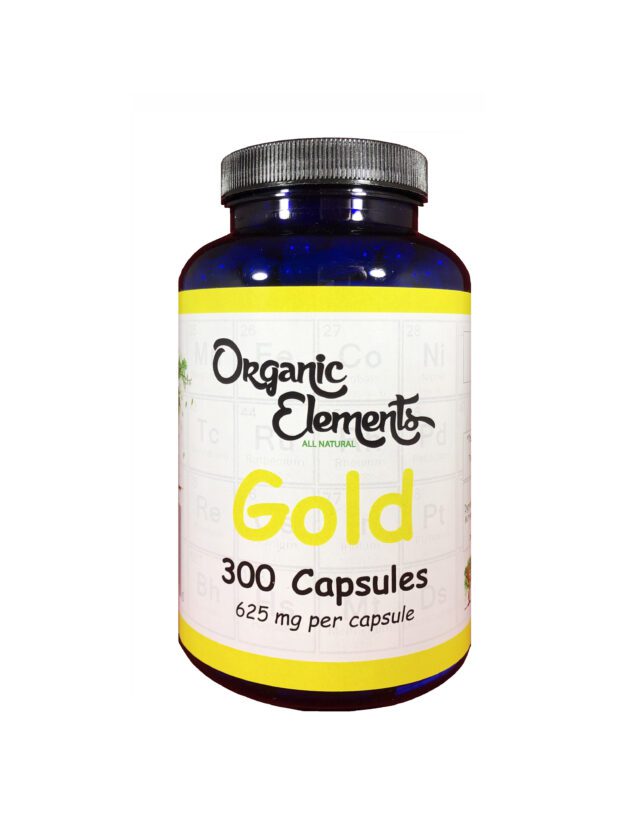 Gold - 625mg per capsule - Organic Elements